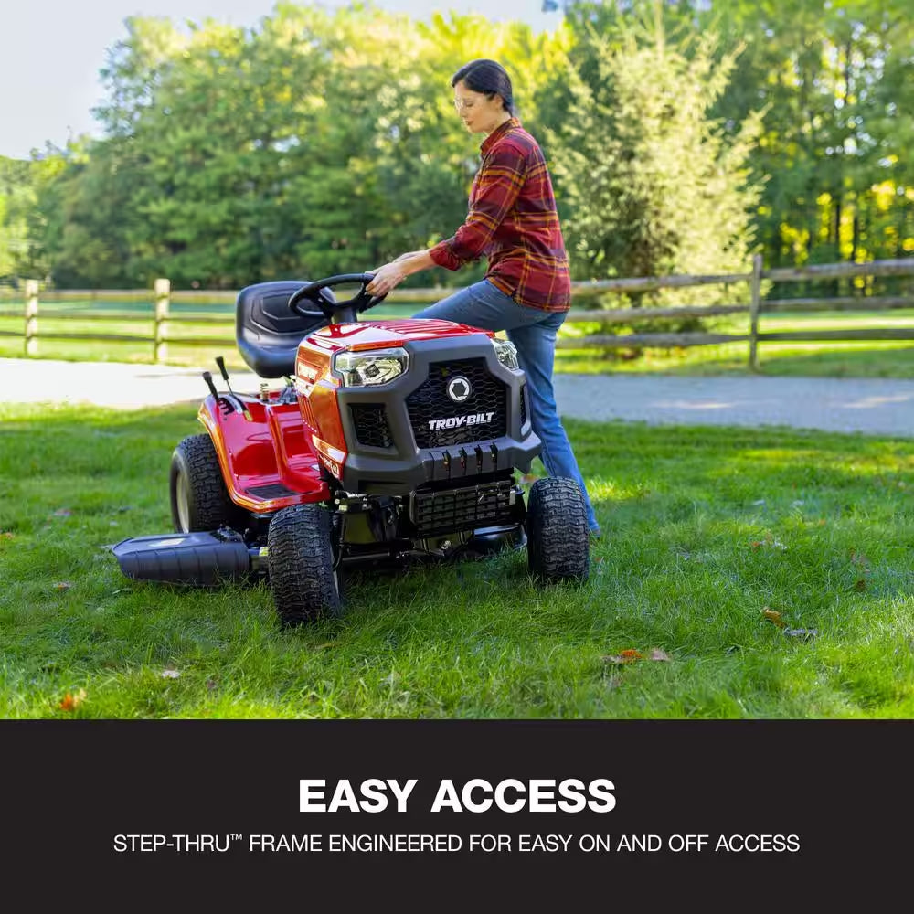 Troy-Bilt Pony 42-Inch 15.5 HP Briggs & Stratton 7-Speed Manual Drive Gas Front Engine Riding Lawn Tractor
