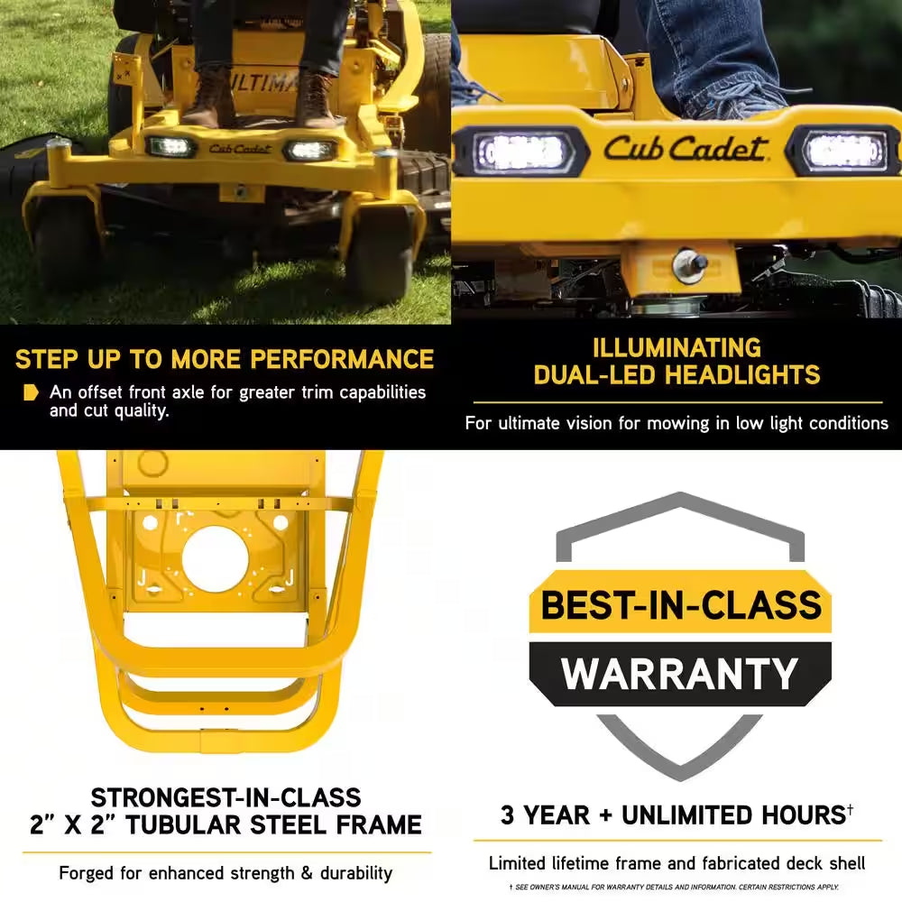 Cub Cadet Ultima ZT1 50-Inch 23 HP Kawasaki FR691V Dual Hydrostatic Gas Zero Turn Riding Lawn Mower