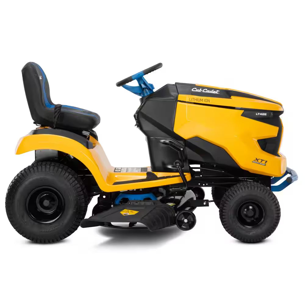 Cub Cadet XT1 Enduro LT 42-Inch 56-Volt MAX 60 Ah Lithium-Ion Electric Drive Cordless Riding Lawn Tractor