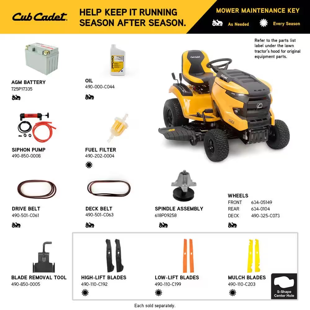 Cub Cadet XT1 Enduro LT 46-Inch 22 HP Kohler 7000 Series Hydrostatic Gas Riding Lawn Tractor