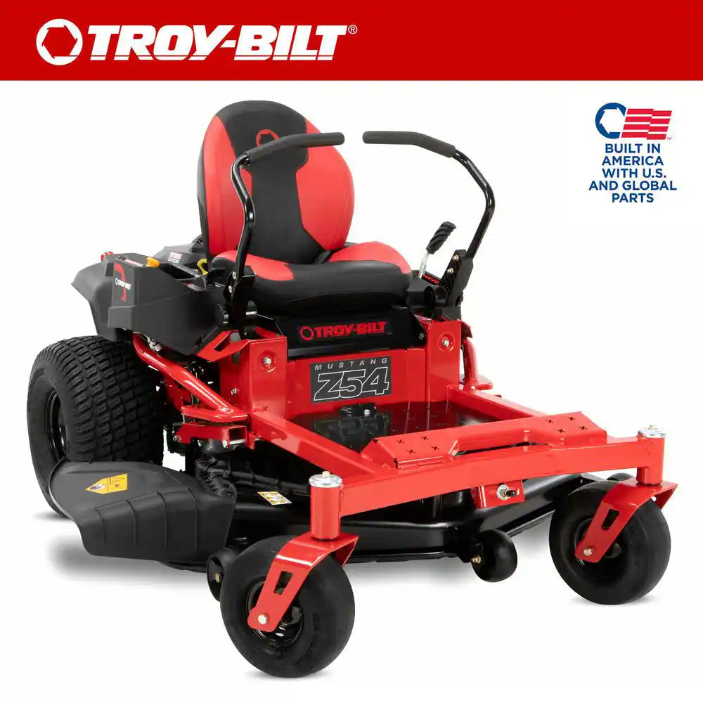 Troy-Bilt Mustang Z54 54-Inch 24 HP Kohler 7000 Series Dual Hydrostatic Drive Gas Zero Turn Riding Lawn Mower