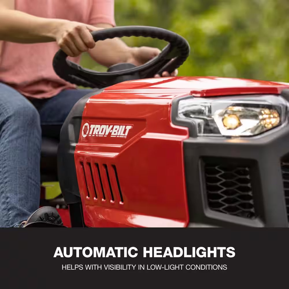 Troy-Bilt Pony 42-Inch 15.5 HP Briggs & Stratton 7-Speed Manual Drive Gas Front Engine Riding Lawn Tractor