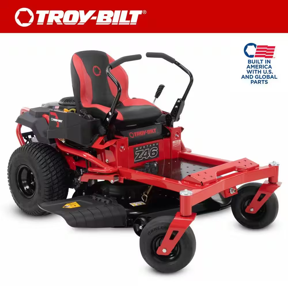 Troy-Bilt Mustang Z42 42-Inch 22 HP Kohler 7000 Series Dual Hydrostatic Drive Gas Zero Turn Riding Lawn Mower