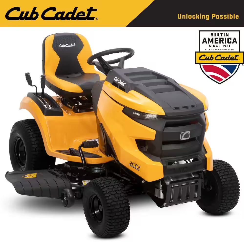 Cub Cadet XT1 Enduro LT 42-Inch 19 HP Briggs & Stratton Hydrostatic Gas Riding Lawn Tractor