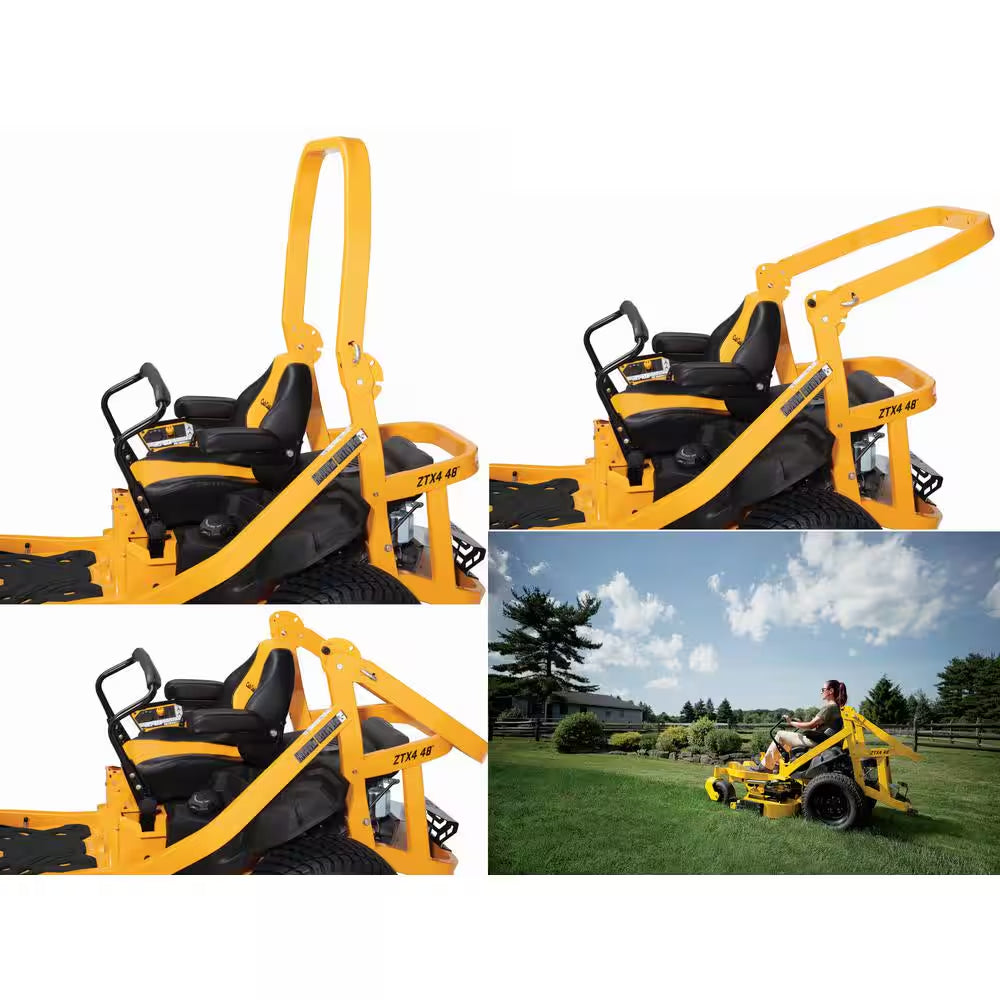 Cub Cadet Ultima ZTX5 60-Inch 24 HP Kawasaki FS730 Dual Hydrostatic Gas Zero Turn Riding Mower with ROPS
