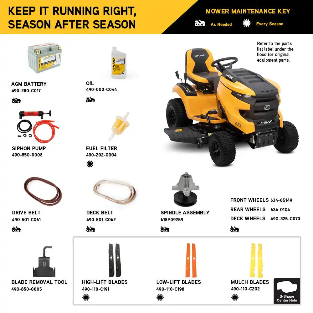Cub Cadet XT1 Enduro LT 42-Inch 19.5 HP Kohler 5400 Series Hydrostatic Gas Riding Lawn Tractor