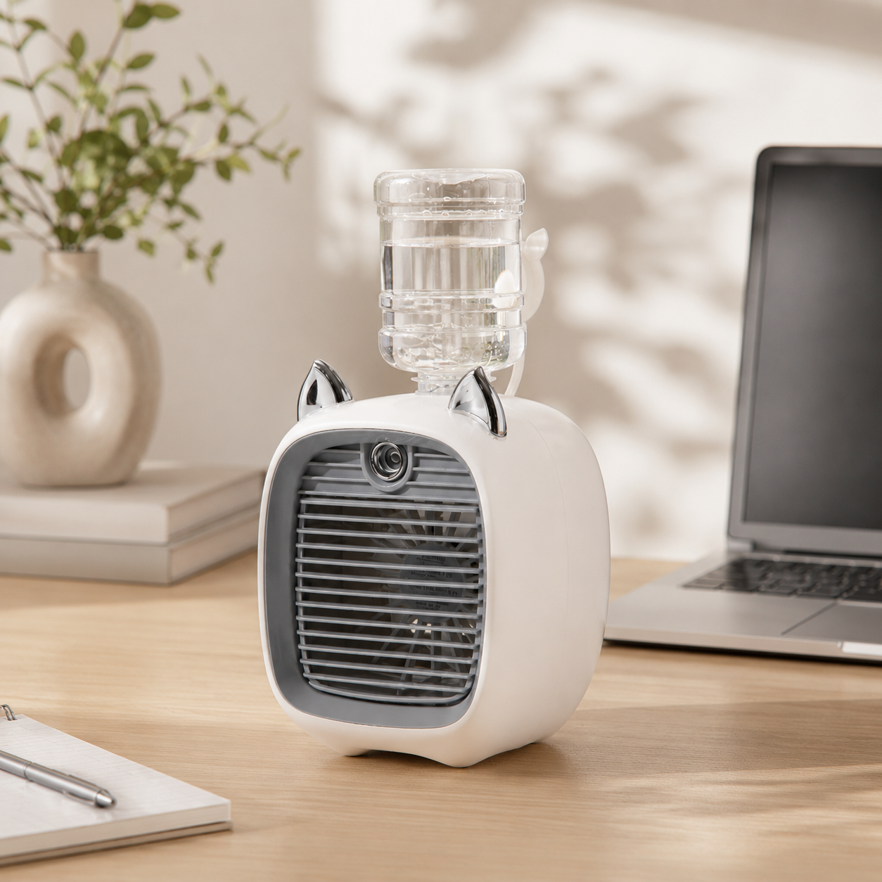Mini Cat Mist Fan & Night Light