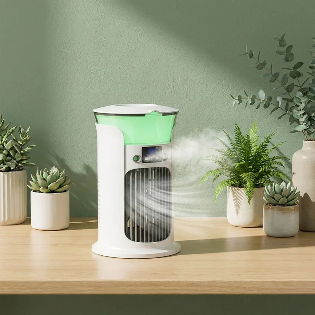 Mute Desktop Mini Air Cooler & Humidifier