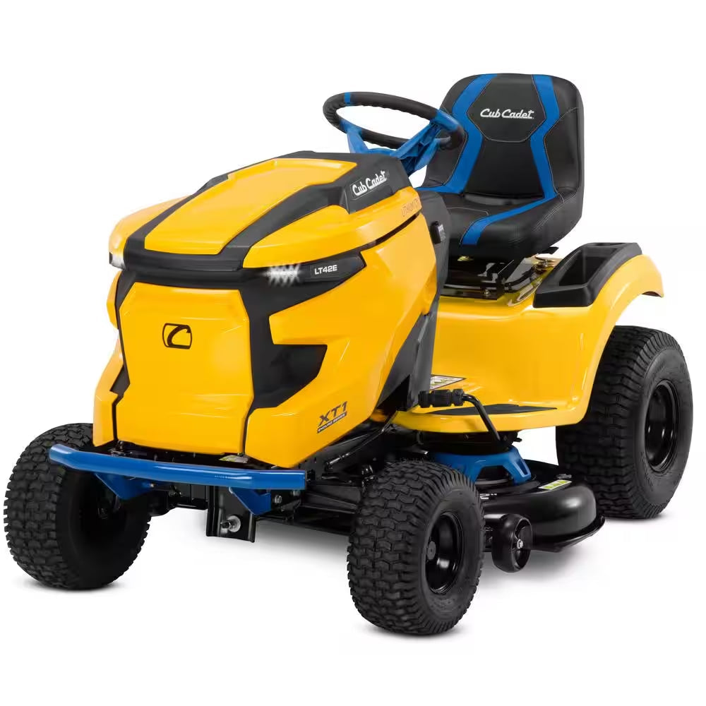 Cub Cadet XT1 Enduro LT 42-Inch 56-Volt MAX 60 Ah Lithium-Ion Electric Drive Cordless Riding Lawn Tractor