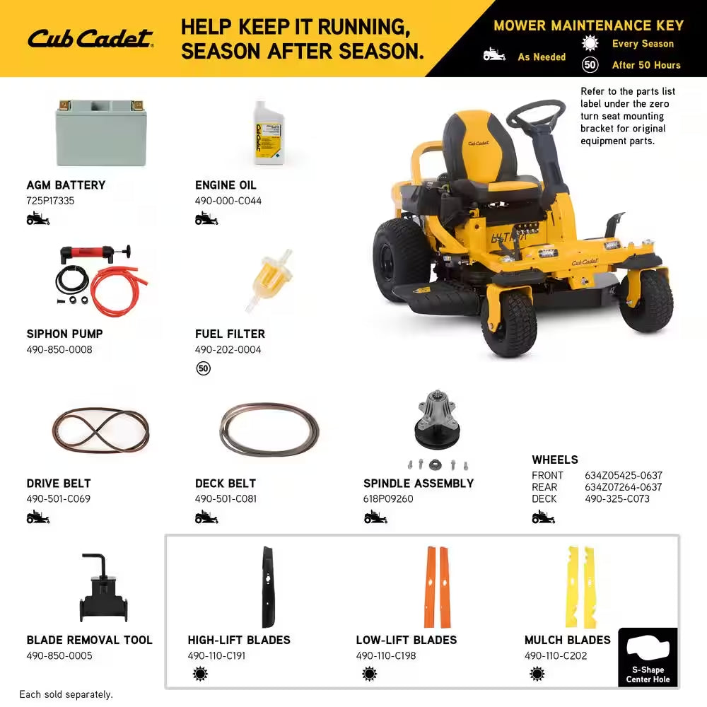 Cub Cadet Ultima ZTS1 42-Inch 22 HP Kohler 7000 Series Dual Hydrostatic Drive Gas Zero Turn Riding Mower