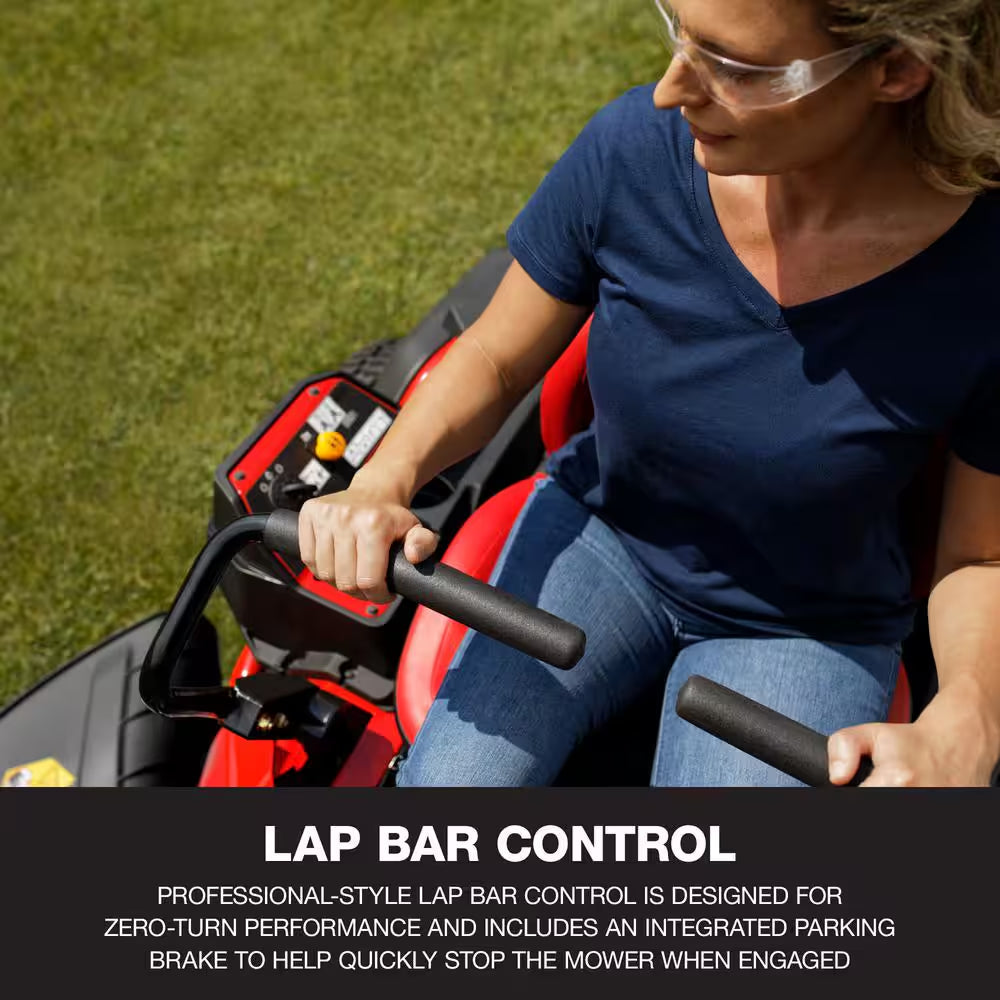 Troy-Bilt Mustang Z54 54-Inch 24 HP Kohler 7000 Series Dual Hydrostatic Drive Gas Zero Turn Riding Lawn Mower