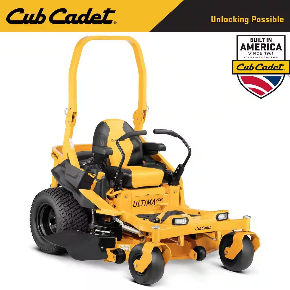 Cub Cadet Ultima ZTX4 60-Inch 24 HP Kohler 7000 Pro Series Dual Hydrostatic Gas Zero Turn Riding Mower with ROPS