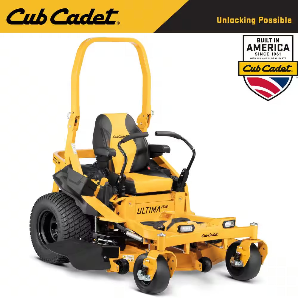 Cub Cadet Ultima ZTX5 60-Inch 24 HP Kawasaki FS730 Dual Hydrostatic Gas Zero Turn Riding Mower with ROPS