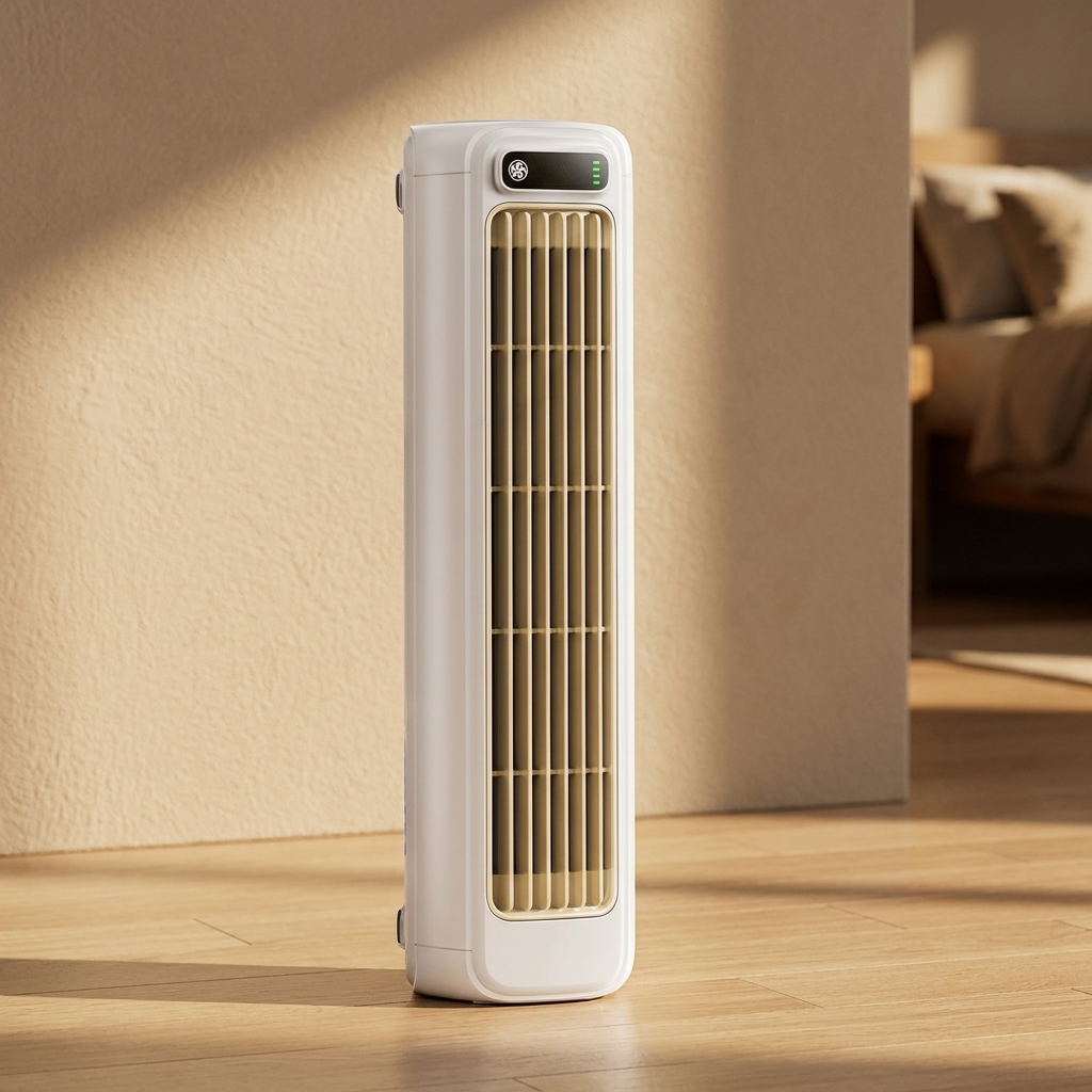 Rechargeable Wall-Mount Tower Fan