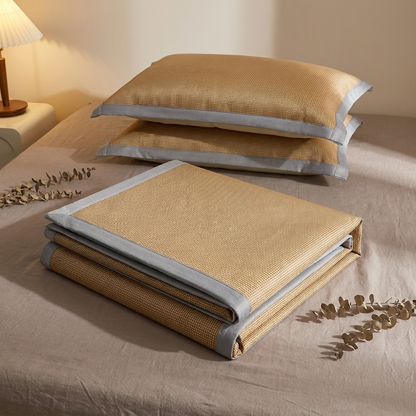 Carbon Fiber Ice Silk Cooling Bed Pad Set