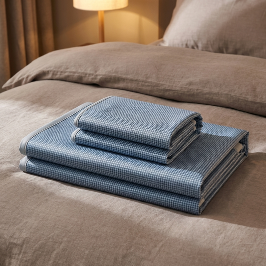 Foldable Cooling Mattress Topper with Pillowcases