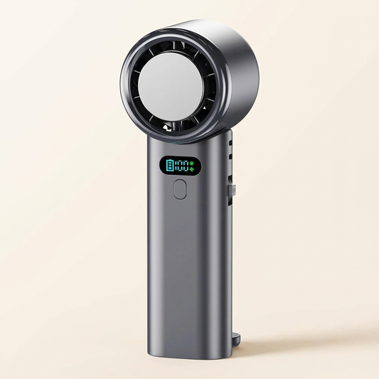 Foldable Handheld Fan with Ice Cooling Plate