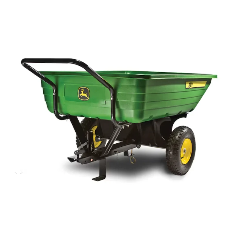 John Deere 8Y Utility Tipper Cart Trailer 226L for Ride-On Tractors