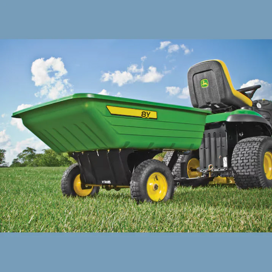 John Deere 8Y Utility Tipper Cart Trailer 226L for Ride-On Tractors