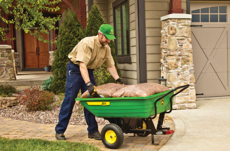 John Deere 8Y Utility Tipper Cart Trailer 226L for Ride-On Tractors